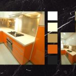 恒信園私人住宅廚房裝修：橙色活力風與實用功能的完美融合